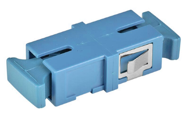 Розетка оптическая SC/UPC SM simplex, БЕСФЛАНЦЕВАЯ