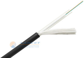 COVLINE Micro ADSS 6.5, 4 волокна G.657A1 круглый 3.0 kN, 1.4mm FRP, стеклонити, 1000 м