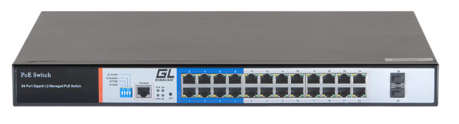 Коммутатор Gigalink GL-SW-G205-24P