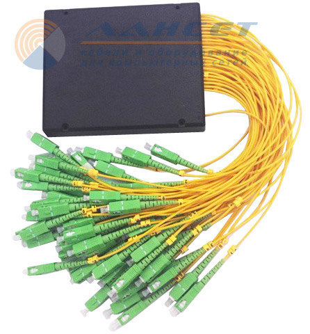 Modular PLC сплиттер 1*64, SC/APC Modular PLC сплиттер 1*64, SC/APC