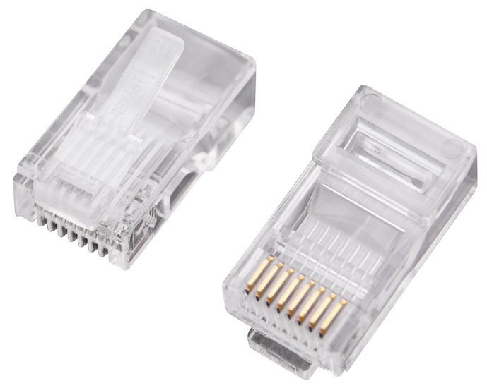 Разъем UTP RJ-45(8P8C), CAT 5e REXANT (упаковка 100шт) купить в ...