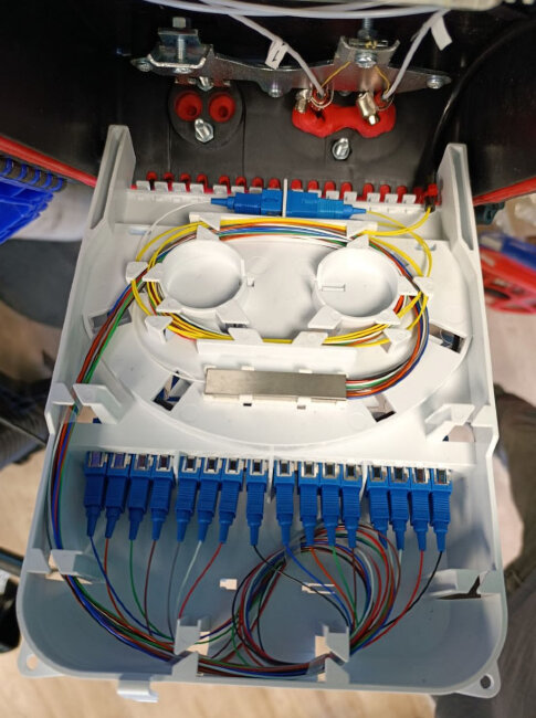 Оптическая кросс-муфта ОКМ-3223-16SC-164-М-36К