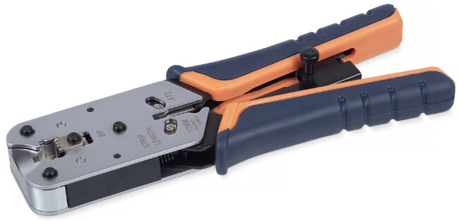 Cabeus HT-L2182R Инструмент обжимной для RJ-45, профессиональный