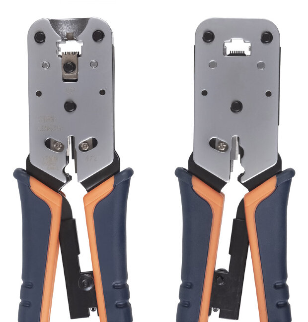 Cabeus HT-L2182R Инструмент обжимной для RJ-45, профессиональный