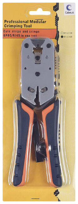 Cabeus HT-L2182R Инструмент обжимной для RJ-45, профессиональный