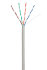 U/UTP 4PR NETLAN Кат.5e, 100МГц, одножильный, CCA, INDOOR, PVC нг(CCA-UU004-5E-PVC-GY) (кор 305м)