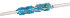 Соединитель для 2 медных пар, UCTP-4-IDC, 0.4-0.7мм, 21-26 AWG (упаковка 50шт)