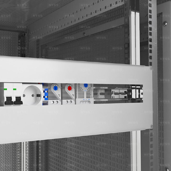 Напольный термошкаф NTSS 19" 24U (ШхВхГ) 600*1440*800 с обогревом 250W и вентиляцией
