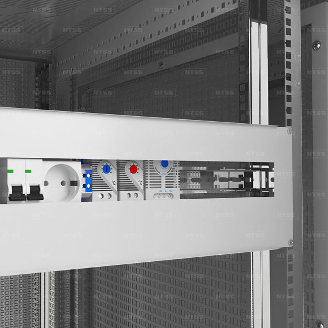 Напольный термошкаф NTSS 19" 32U (ШхВхГ) 600*1700*600 с обогревом 400W и вентиляцией