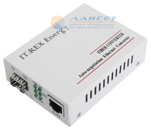 Медиаконвертер IT.Rex Energy + LFP function + DIP switch (UTP 10/100/1000 Мb/s, SFP 1000 Мb/s)