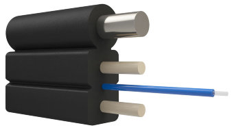 NTSS-FTTHS4-1-BL кабель оптический с тросом (металл) (4 волокна) (2Д-М) (кат.2000м) 