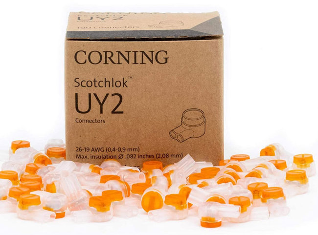 Соединитель Scotchlok UY2 (упак 100шт) Corning