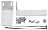 Кросс оптический 19" (ШКОС) SNR-ODF-24R-LE до 24 портов (без планок)