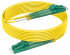 Шнур оптический (патчкорд) SC/APC-SC/APC 9,5/125,3мм,SM - 2м (Duplex) LSZH
