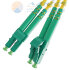 Шнур оптический (патчкорд) SC/APC-SC/APC 9,5/125,3мм,SM - 2м (Duplex) LSZH