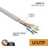 Кабель витая пара U/UTP, CAT 5e, PVC, 4PR, 24AWG, INDOOR, SOLID, серый, 100м, REXANT