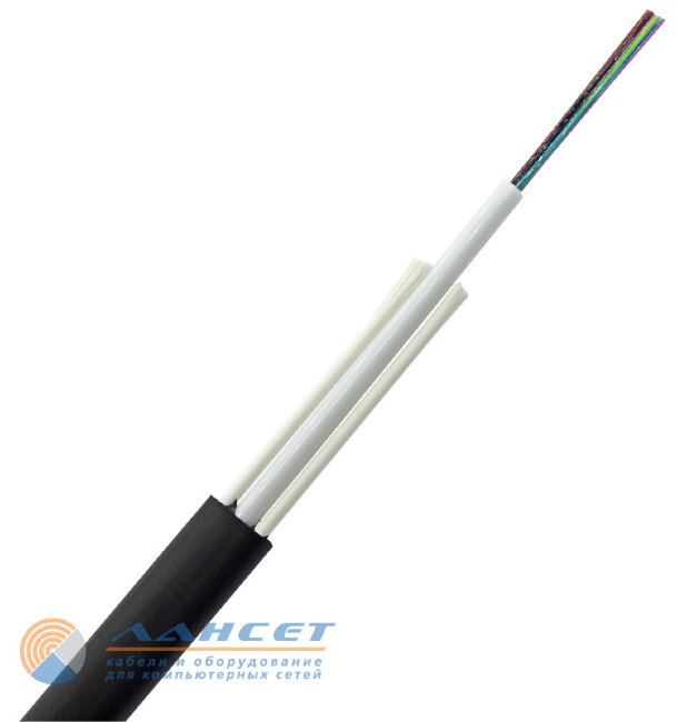 COVLINE ADSS Flat Drop, 8 волокон G.657 A1 1.8*2 FRP HDPE 3kN, 2000 м
