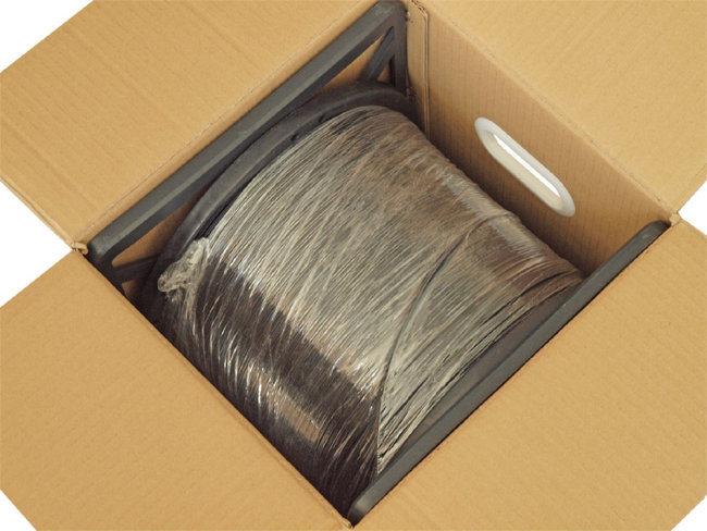 COVLINE FTTx (2D-D) 1 волокно G.657 A1, Black LSZH, 1000 м. кабель оптический с дополнительный силовым элементом(стеклопластиковый пруток)