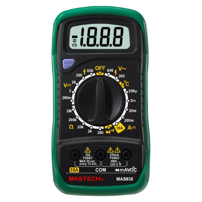 Мультиметр цифровой MAS838 (Mastech) 