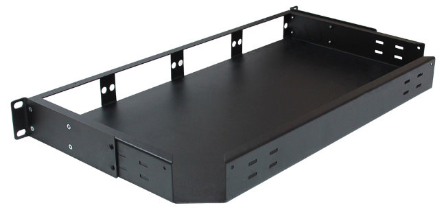 Кросс оптический стоечный КС-4К-1U-BK , 19", до 4 кассет MTP, (без кассет), черный
