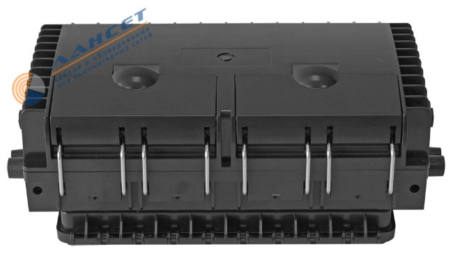 Терминальный FTTH бокс сплиттер-кросс BP027  OUTDOOR ЧЁРНЫЙ (24 вол)