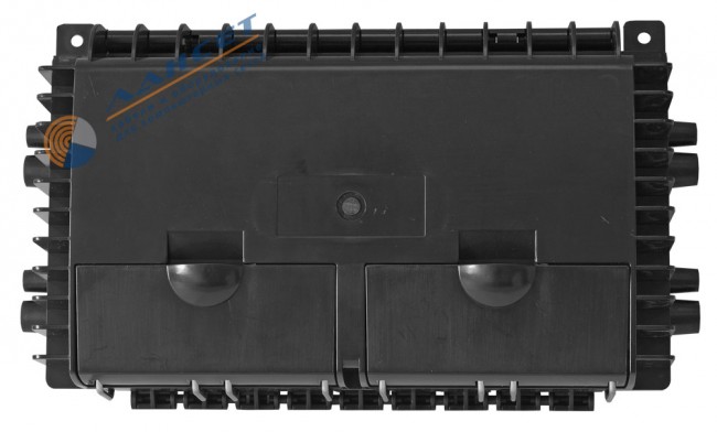 Терминальный FTTH бокс сплиттер-кросс BP027  OUTDOOR ЧЁРНЫЙ (24 вол)