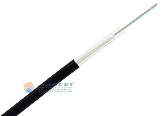 COVLINE ADSS, 8 волокон G.657.A круглый, 1.5 kN, 1.0mm FRP, 2000 м