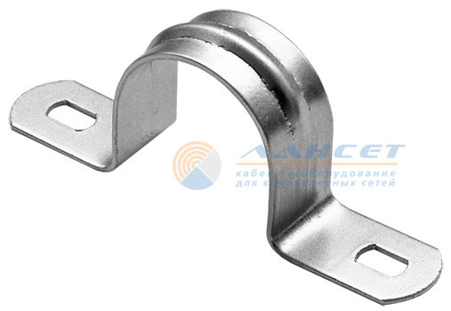 Скоба металл. ø21-22 2 лапк. (уп. 100шт.)