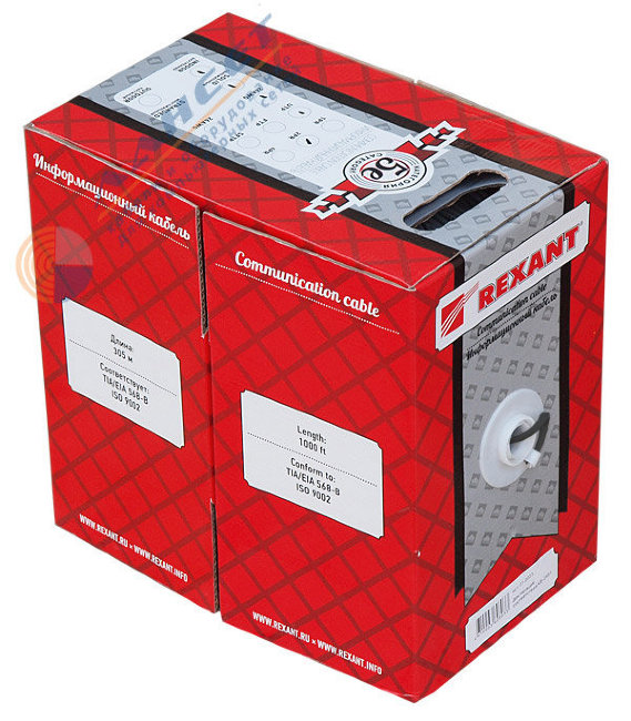 UTP2 REXANT Cat-5e 24AWG, OUTDOOR кор 305 м