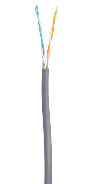 UTP 2PR NETLAN 24AWG CAT 5 INDOOR  (EC-UU002-5-PVC-GY) (кор 305м)