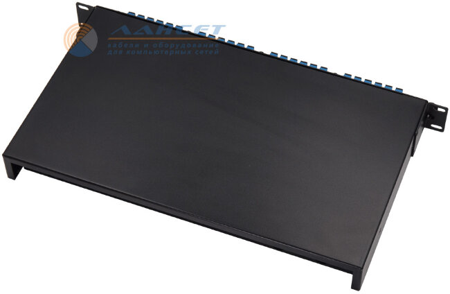 Кросс распределительный стоечный Prime Flexiable Plate Type 4 пл., укомпл., 1U 19" 24 SC/UPC, черный