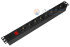 Блок розеток NTSS-PDU-DA1016, 19", 1U, алюминий, 1ф10A, 2.3кВт, (8) Schuko CEE 7/7, выкл. с подсв.и крыш., вх. 60320 С14