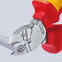 Кусачки боковые для удаления изоляции хромированные 160 mm KNIPEX KN-1426160
