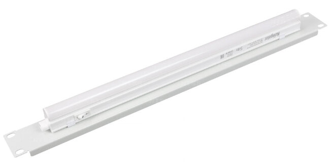 Панель осветительная NTSS-LU-1U-LED, светодиодная (LED), крепление 19 1U, 220V, кабель 1.5м, RAL 703