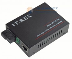 Медиаконвертер IT.Rex (20км, WDM, SC,1310Tх1550Rх, 10/100Base)