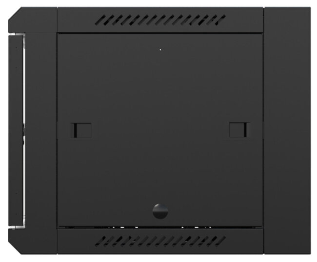 Настенный шкаф NTSS 19", дверь стекло, RAL 9005