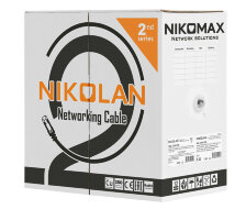 Кабель NIKOMAX NMC 2140A-GY U/UTP 4 пары, Кат.6 (Класс E) 305м