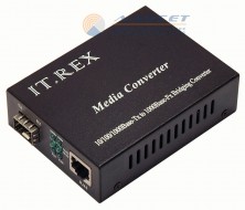 Медиаконвертер IT.Rex (UTP 10/100/1000 Мb/s, SFP 1000 Мb/s)