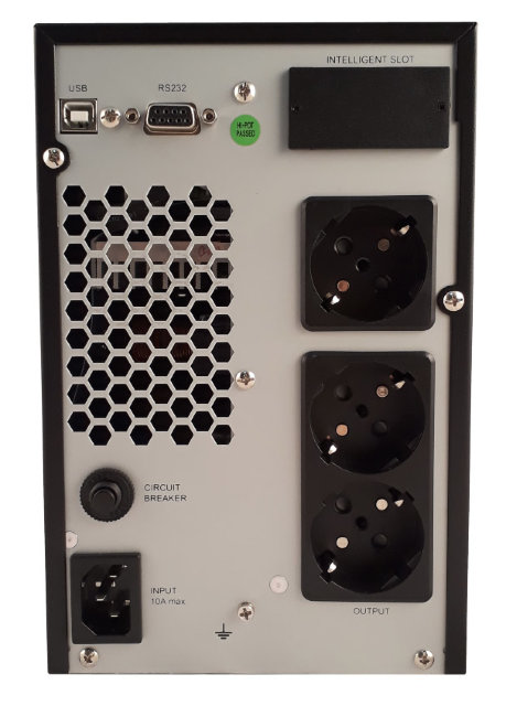 ИБП ELTENA Monolith E1000LT (внешние АКБ 24В, ЗУ 1-6А)