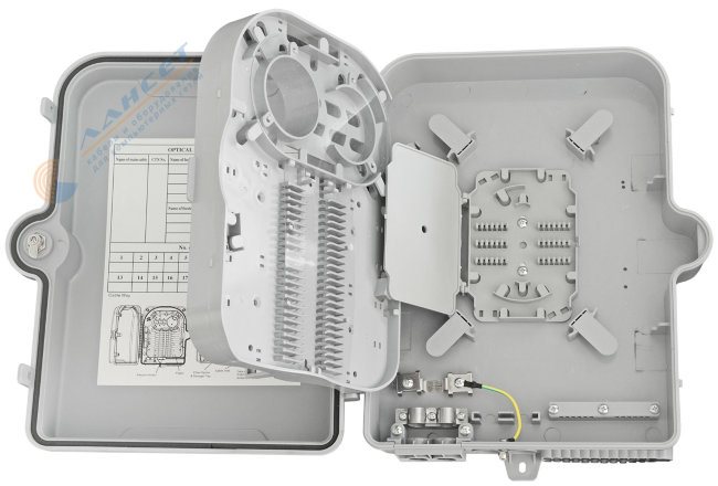 Терминальный FTTH бокс GJS-X24 OUTDOOR (24 вол) с креплением на столб