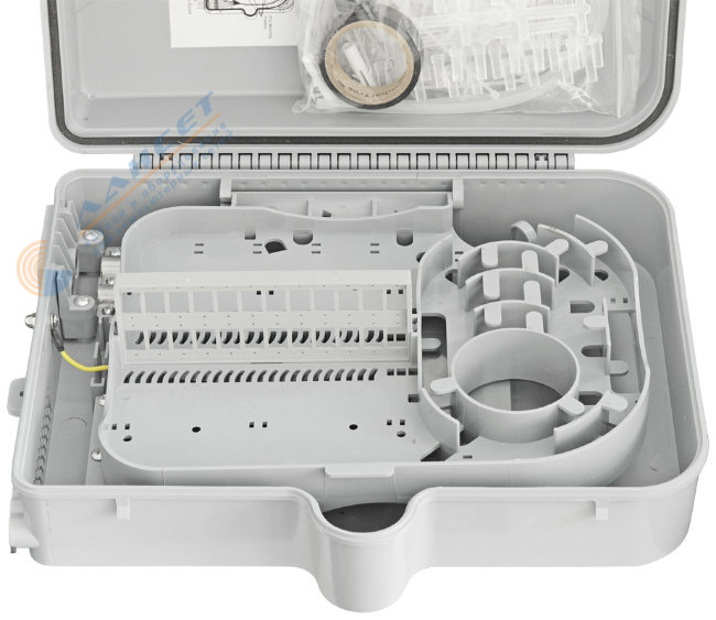 Терминальный FTTH бокс GJS-X24 OUTDOOR (24 вол) с креплением на столб