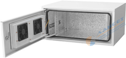 Шкаф климатический телекоммуникационный навесной 19" 6U (680x450)
