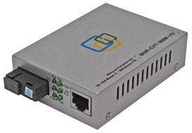 Медиаконвертер SNR-CVT-100B-V3 10/100Base-T / 100Base-FX, Tx/Rx: 1550/1310нм, V3