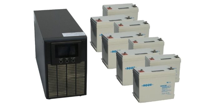 ИБП ELTENA Monolith  E 3000LT (внешние АКБ 96В, ЗУ 1-6А)