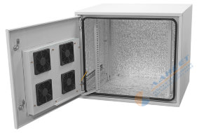 Шкаф климатический телекоммуникационный навесной 19" 12U (680x650)
