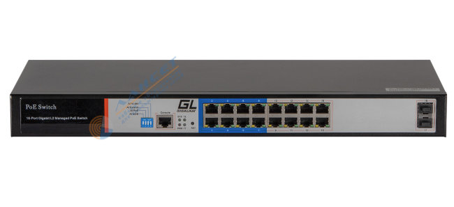 Коммутатор Gigalink GL-SW-G205-16P