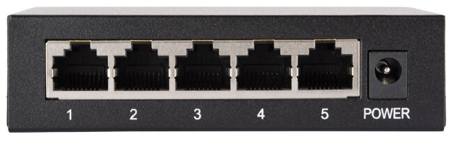 Коммутатор NETLAN NLS-115P, неуправляемый, 4*10/100Мбит/с PoE (af/at), 1*100Мбит/с RJ45, 1* DC52V/0.92A, PoE бюджет 48W