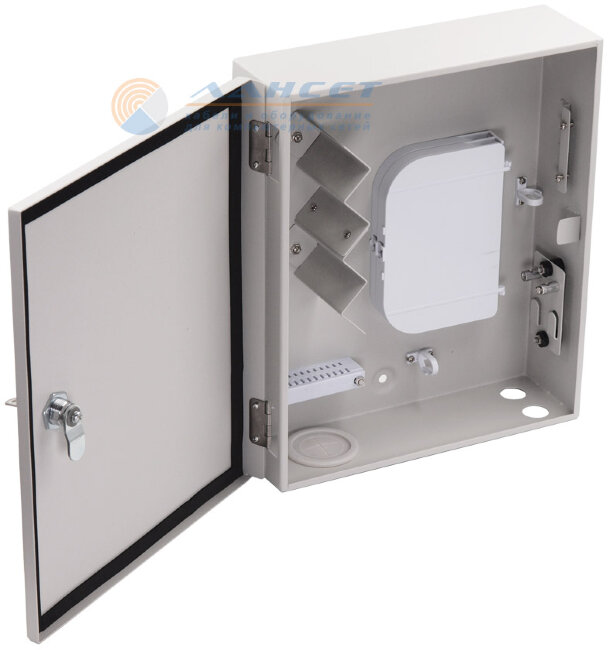 Настенный терминальный оптический бокс SP16 OUTDOOR на 16 SC, IP65 Настенный терминальный оптический бокс SP16 OUTDOOR на 16 SC, IP65