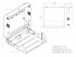 Шкаф настенный NTSS SOHO 19" 5U:3U+2U