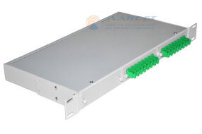 Кросс распределительный укомплектованный 1U 19" 16-SC/APC